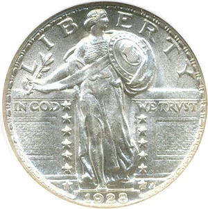 image for: 1928 25c NGC MS64 FH