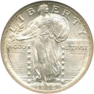 image for: 1918 25c NGC MS64 FH