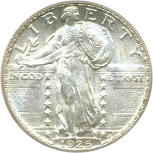 image for: 1925 25c PCGS/CAC MS66 FH