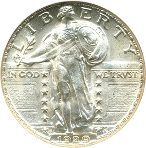 image for: 1929-S 25c NGC MS65 FH