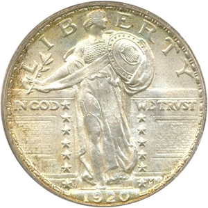 image for: 1920-D 25c PCGS/CAC MS65