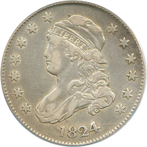 image for: 1824/2 25c PCGS VF35