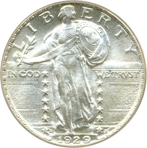 image for: 1929-D 25c PCGS/CAC MS64
