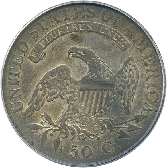 image for: 1824/1 50c PCGS/CAC VF35