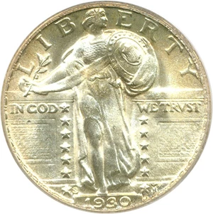 image for: 1930-S 25c PCGS/CAC MS66