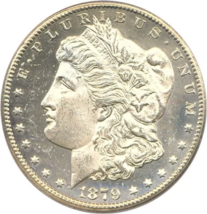 image for: 1879-CC $1 PCGS MS63 PL