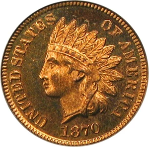 image for: 1870 1c PCGS/CAC Proof 65 RD