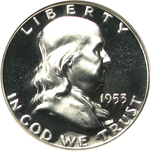 image for: 1953 50c NGC Proof 67 Cameo