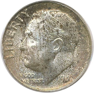 image for: 1949-S 10c PCGS MS65