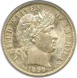 image for: 1899-O 10c PCGS/CAC MS66
