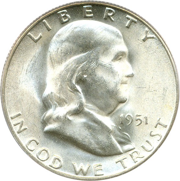 image for: 1951-S 50c PCGS MS65