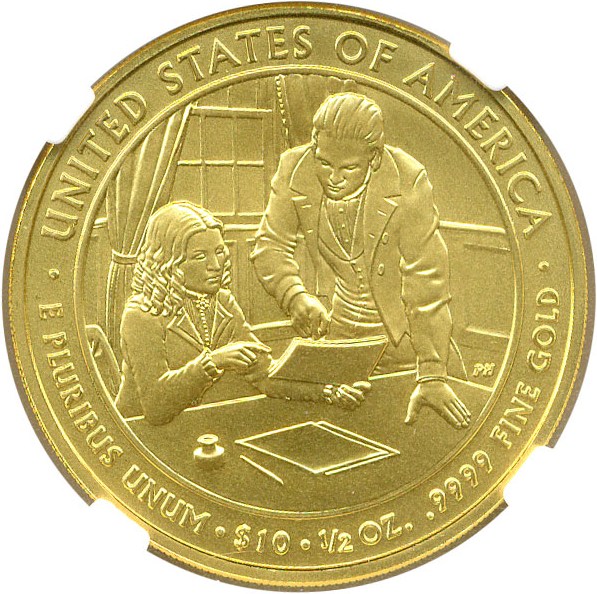 image for: 2009-W $10 NGC MS70 (Sarah Polk)