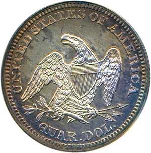 image for: 1863 25c PCGS/CAC Proof 63