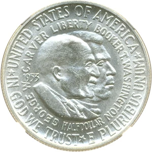 image for: 1953-D Wash-Carver 50c NGC MS65