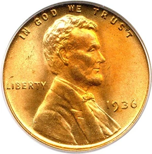 image for: 1936 1c PCGS MS67 RD