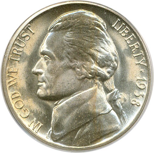image for: 1938-S 5c PCGS MS66