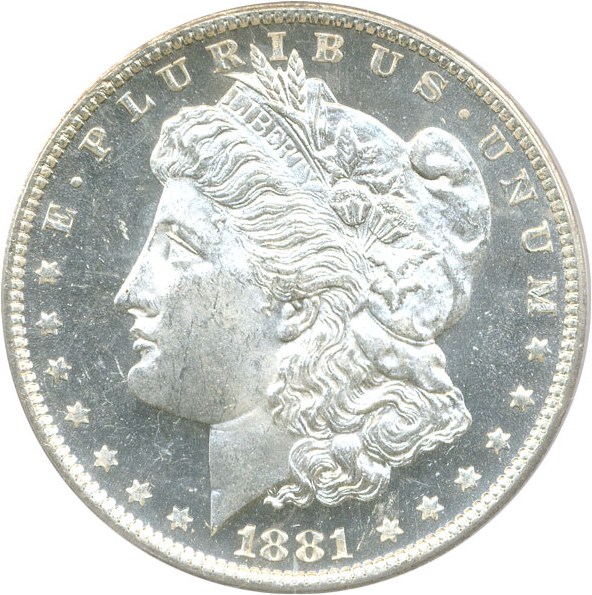 image for: 1881-O $1 PCGS/CAC MS64 DMPL