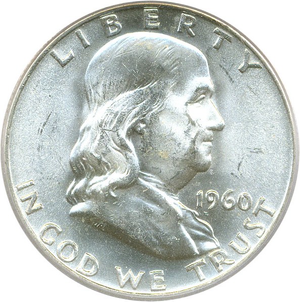 image for: 1960-D 50c PCGS MS64