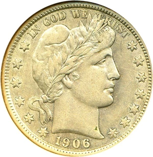 image for: 1906 50c NGC XF45