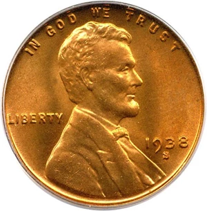 image for: 1938-S 1c PCGS MS67 RD