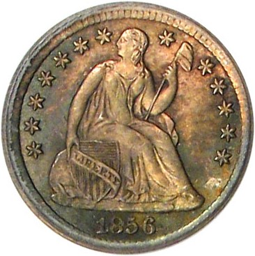 image for: 1856 H10c PCGS/CAC MS65