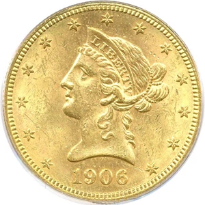 image for: 1906-S $10 PCGS MS63