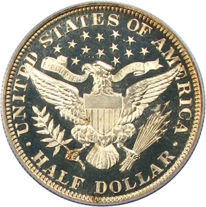 image for: 1893 50c PCGS Proof 65+ DCameo