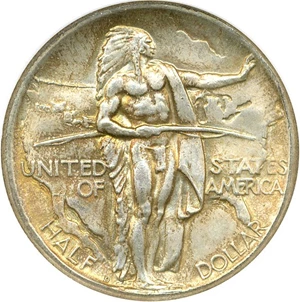 image for: 1934-D Oregon 50c NGC MS65