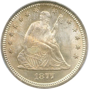 image for: 1877 25c PCGS MS67