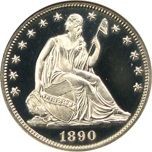 image for: 1890 50c NGC Proof 66 UCameo
