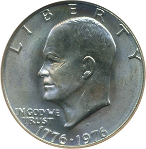 image for: 1976-D $1 NGC MS65 *Color*