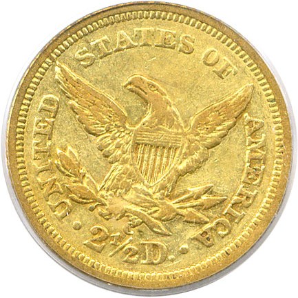 image for: 1841-C $2 1/2 PCGS AU50