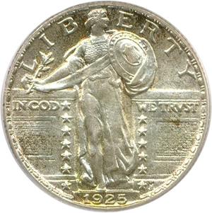 image for: 1925 25c PCGS MS64 FH