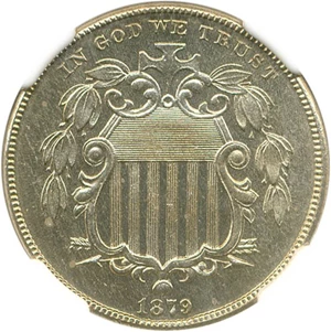 image for: 1879 5c NGC Proof 64