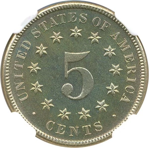 image for: 1879/8 5c NGC/CAC Proof 67 Cameo