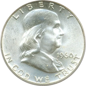 image for: 1960 50c PCGS MS65 FBL