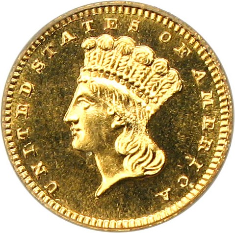 image for: 1886 G$1 PCGS Proof 65