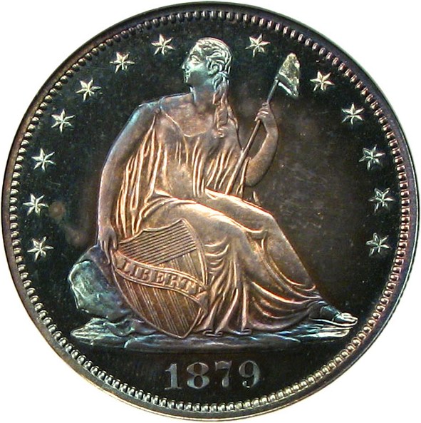 image for: 1879 50c NGC/CAC Proof 66 Cameo * Color *