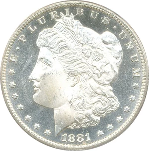 image for: 1881-CC $1 PCGS MS66 PL