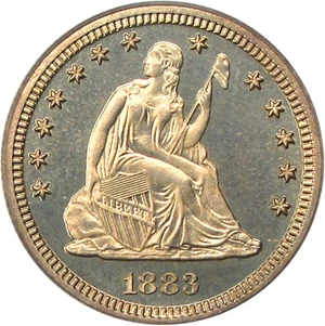 image for: 1883 25c PCGS Proof 65