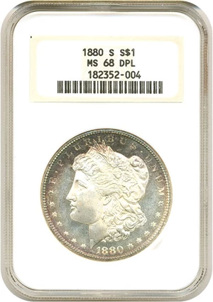image for: 1880-S $1 NGC MS68 DPL