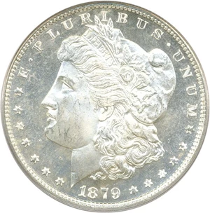 image for: 1879-S $1 PCGS/CAC MS66 DMPL OGH