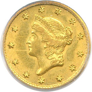 image for: 1851-O G$1 PCGS MS61