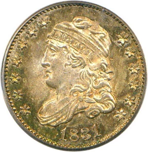 image for: 1831 H10c PCGS/CAC MS64