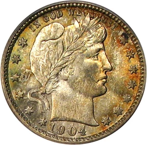 image for: 1904-O 25c PCGS/CAC MS66