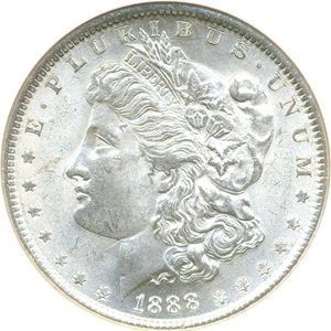 image for: 1888 $1 NGC MS63 (Top 100-VAM-11 DDO Ear)
