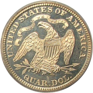 image for: 1875 25c PCGS Proof 64