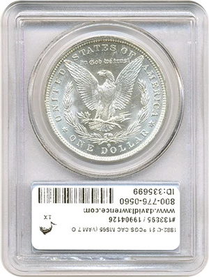 image for: 1882-O $1 PCGS/CAC MS65 (VAM 7 O/O)