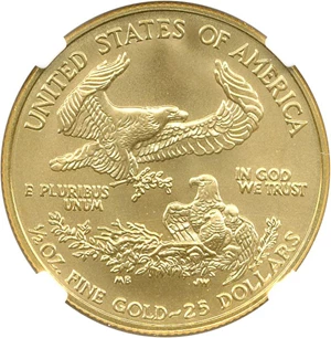 image for: 2006-W $25 NGC MS69 (Gold Eagle)