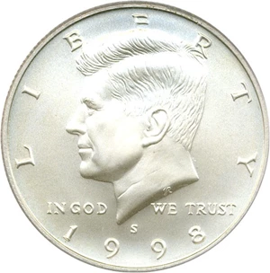 image for: 1998-S 50c PCGS SP70 (SMS)